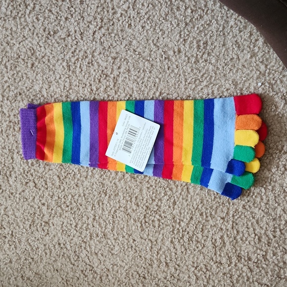 Rainbow toe sock - Picture 2 of 3